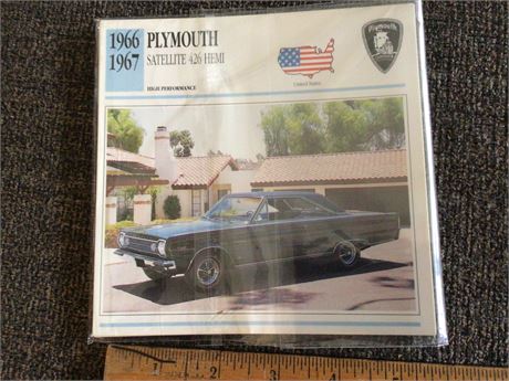 Collectable Automobile Cards