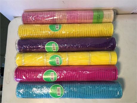 6 Rolls of Stripe Mesh
