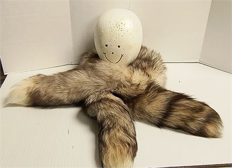 Fur Neck  Wrap. (Styrofoam Head NOT Included)