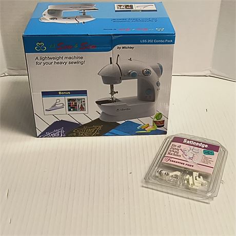 Lil Sew & Sew Mini Electric Sewing Machine & Sewing Accessories