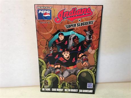 2002 Cleveland Indians Comic Book #3 Thome/Murray/Bradley/Broussard
