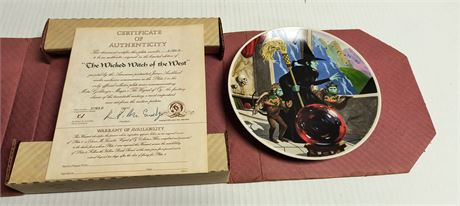 Bradford Mint WIZARD Of Oz Collector's Plate