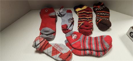 Lot Of Ohio State Socks