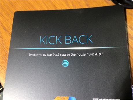 AT &T Kick Back Streaming Media Player ( not sure all cords are there)
