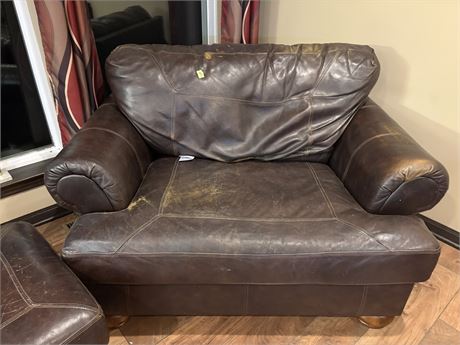 Leather Chair Extra Large (well used)