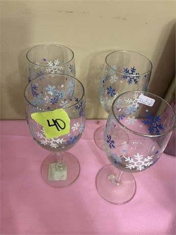 Snowflake Glasses
