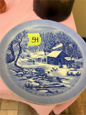 Winter Scenery Plates