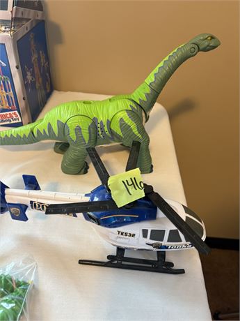 Dinosaur, Helicopter