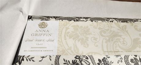 Anna Griffin Black & White Cardstock