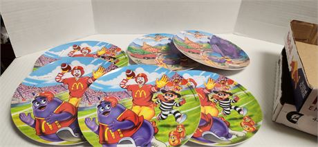 McDonald's Plastic Collectable Plates