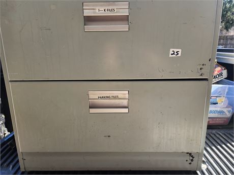 2 Drawer medical style filing cabinent