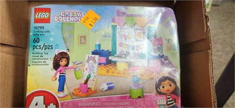 Lego's 10795 Gabby's House Crafting With Baby Box Set. 60 Pieces