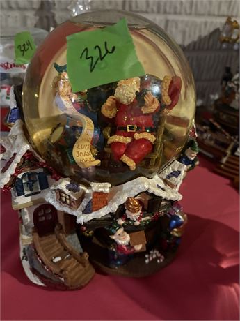 Santa Snow Globe