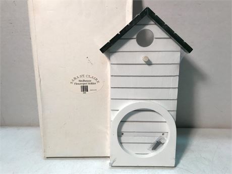 Sara St. Claire Birdhouse Flowerpot Holder