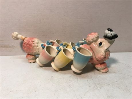 Vintage Decanter with Cups
