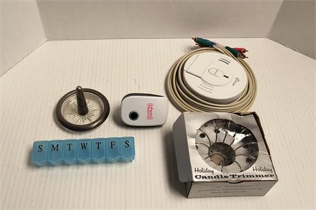 Ring Holder & Holiday Candle Trimmer & Misc.