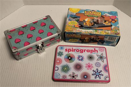 My Pretty Dollhouse Toy & Spirograph & Colored Pencils & Case
