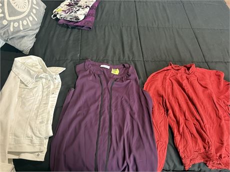 Shirts, White Denim Jacket, Calvin Klien, Wax Jean