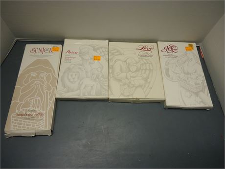 Vintage Longaberger Pottery Cookie Molds