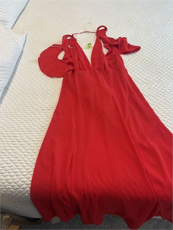 Beautiful Red Topshop Formal Dress