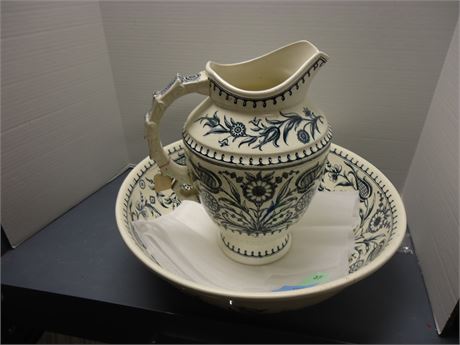 Pitcher & Wash Basin
