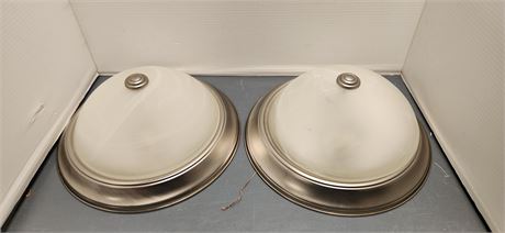 2 Dome Ceiling Light