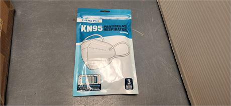 Thera Plus KN95 Particulate Respirators. 3 Pack