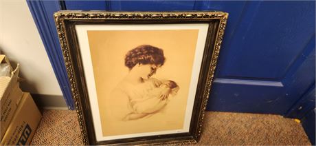 Bessie Peace My Darling Framed Artwork.