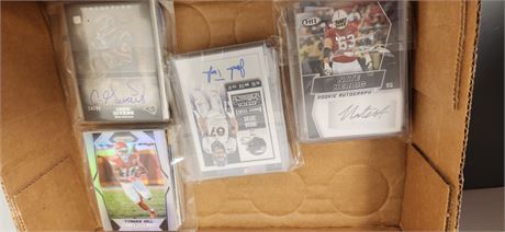 Collectible Football Cards. Signatures Are NOT AUTHENTICATED