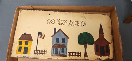 Plain Jane Unique Handcrafted Slate Plaques