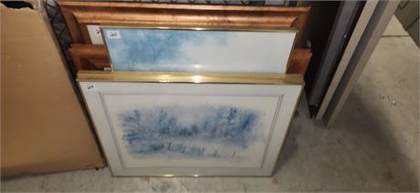 Lot Of Various Framed Artwork