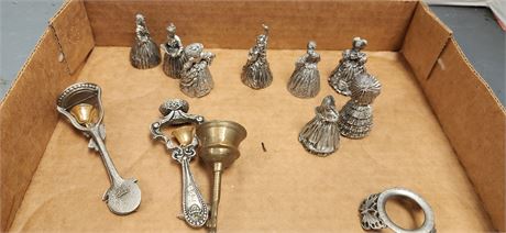 Vintage Metal Statues & Collectible Bells