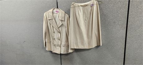 Vintage Junior House Blazer & Shirt & Skirt Set. Not Sure Of Size