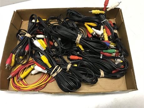 Flat of RCA Cords
