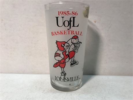 1985-86 University of Louisville Glass Cup