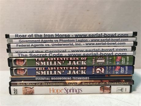 Stack of 10 DVD's (#10)