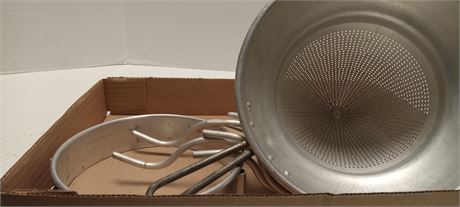 Vintage Aluminum Cone Sifter