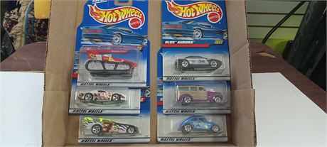 Six vintage collectable hotwheels