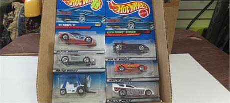 Six vintage collectable Hot Wheels