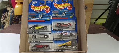 6 Collectible Vintage Hot Wheels