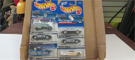 Six vintage collectable hotwheels