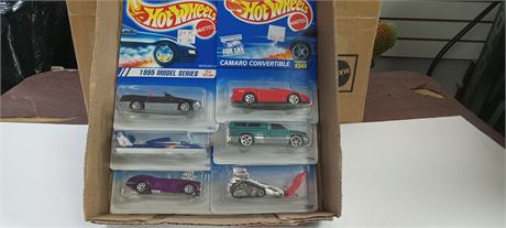 6 Vintage Collectable Hot Wheels