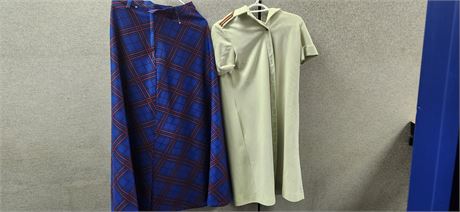 Nice skirt and button up shirt