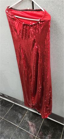 Party King Red Sequin Dress. Size XL