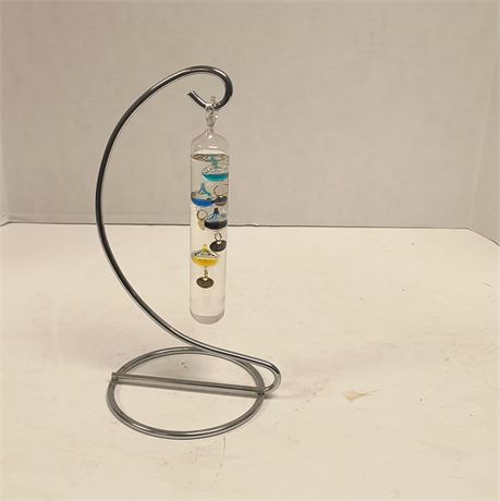 Galileo Thermometer & Stand