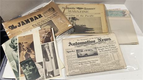 Vintage Newspapers