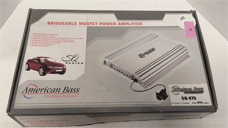 American Bass Bridgeable Mosfet Power Amplifier