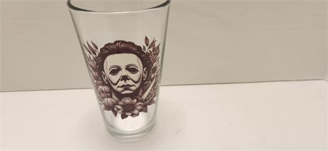 Custom Horror Movie Jason Drinking Glass