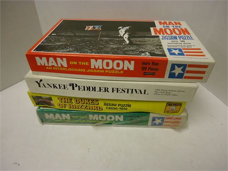 Lot Of Vintage Puzzles