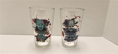 Custom Horror Drinking Glasses